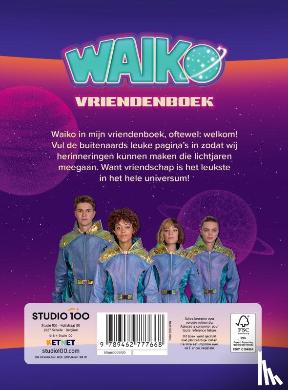 Verhulst, Gert - Waiko : vriendenboek