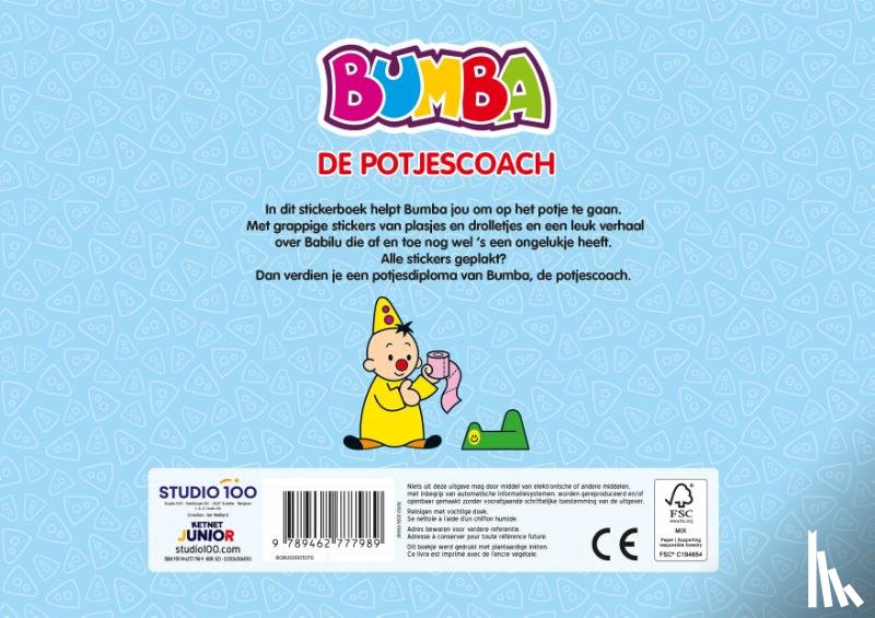 Laenen, Inge - Bumba : Stickerboek - De potjescoach