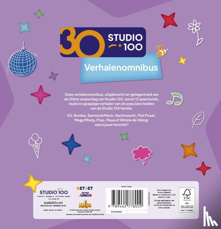 Verhulst, Gert - Studio 100 : omnibus - 30 jaar