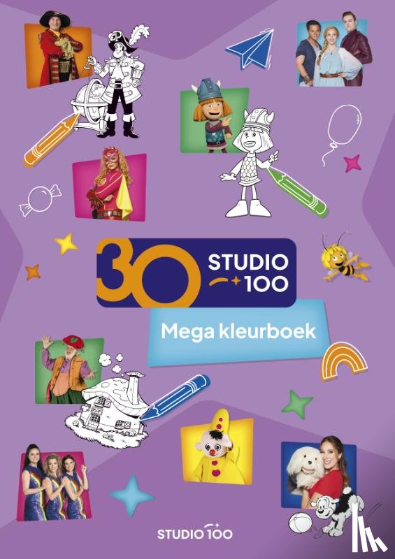 Verhulst, Gert - Studio 100 : mega kleurboek - 30 jaar