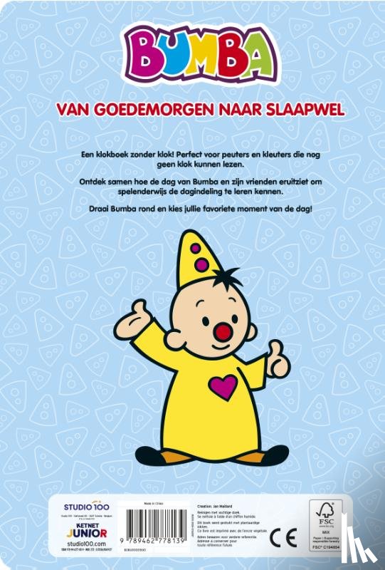 Laenen, Inge - Bumba: Klokboek - Van goedemorgen naar slaapwel