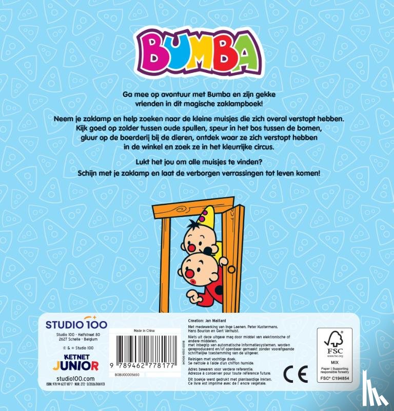 Laenen, Inge - Bumba : Zaklampboek – Op muizenjacht (FSC MIX 70%)