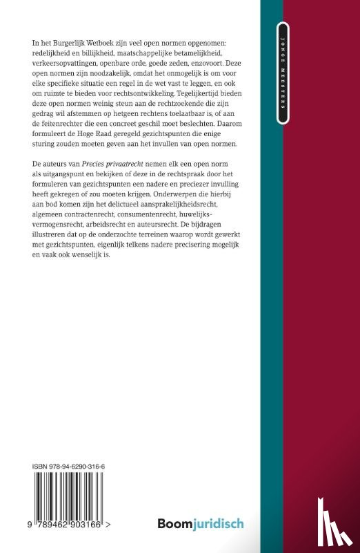  - Precies privaatrecht