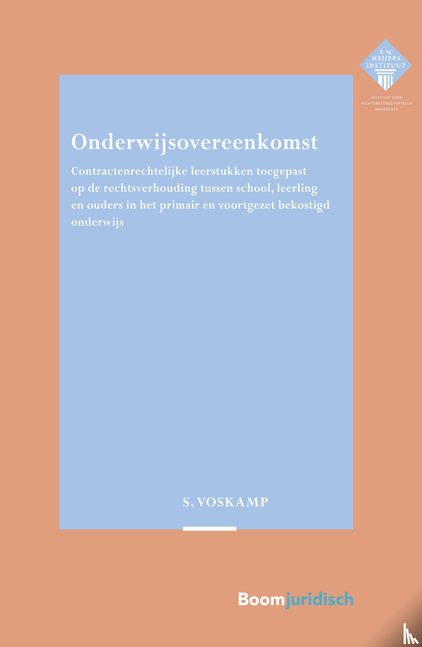 Voskamp, Stijn - Onderwijsovereenkomst