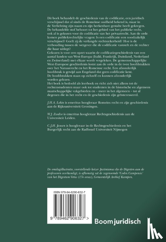 Lokin, J.H.A., Zwalve, W.J., Jansen, C.J.H. - Hoofdstukken uit de Europese Codificatiegeschiedenis