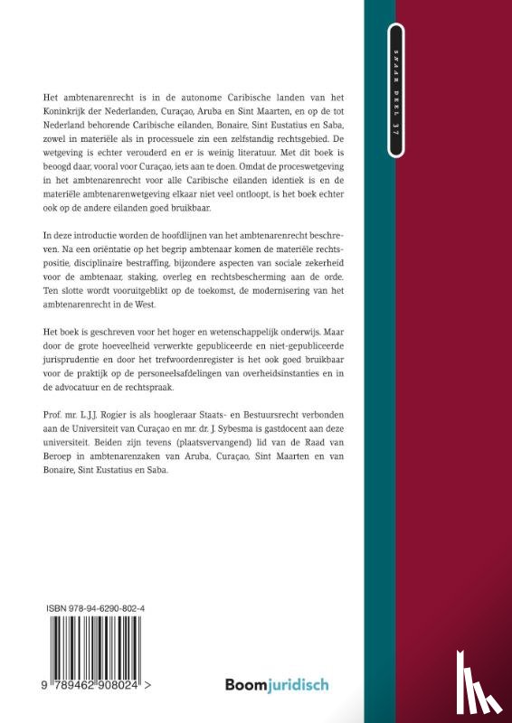 Rogier, L.J.J., Sybesma, J. - Introductie tot het Curaçaose ambtenarenrecht