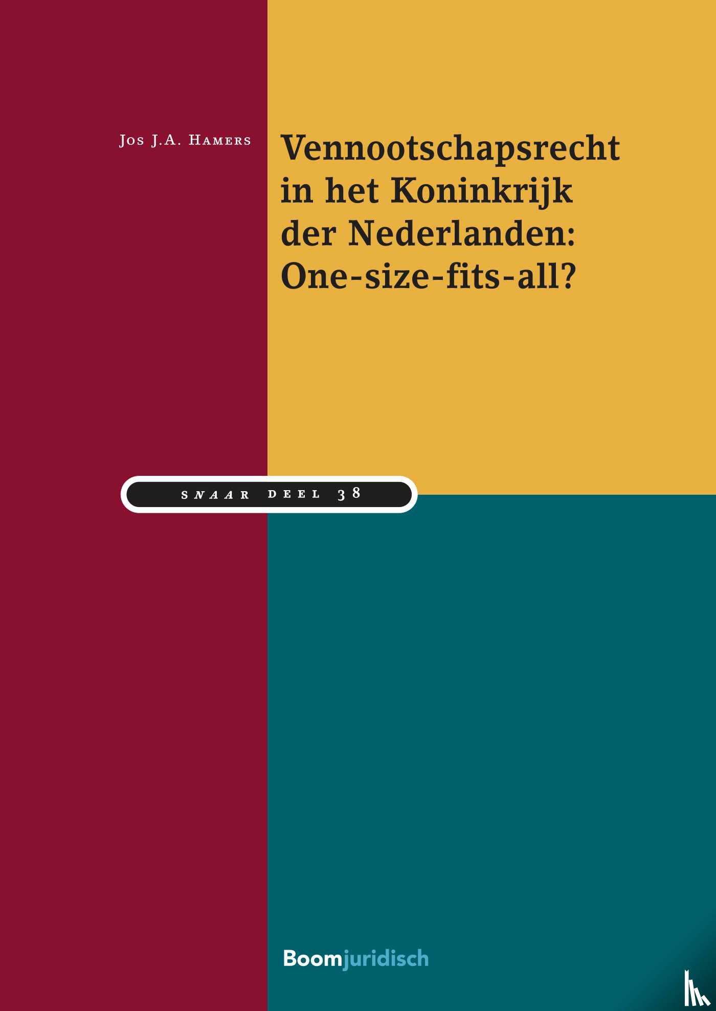 Hamers, Jos J.A. - Vennootschapsrecht in het Koninkrijk der Nederlanden: One-size-fits-all?