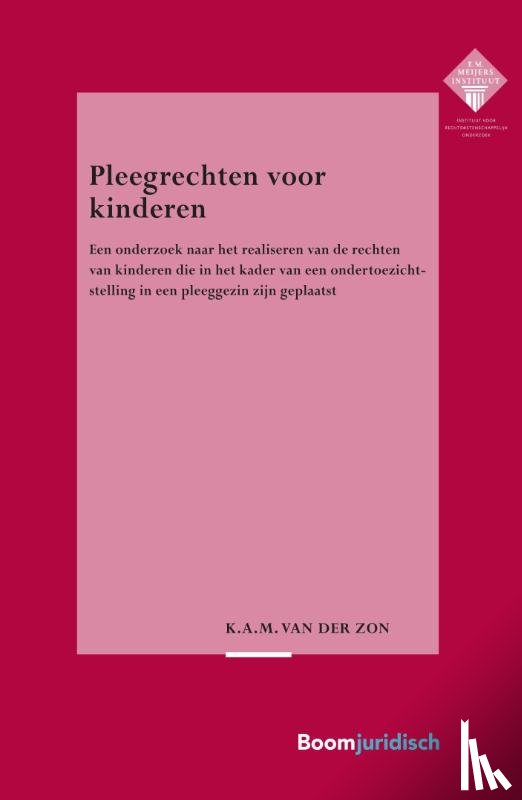 Zon, K.A.M. van der - Pleegrechten voor kinderen