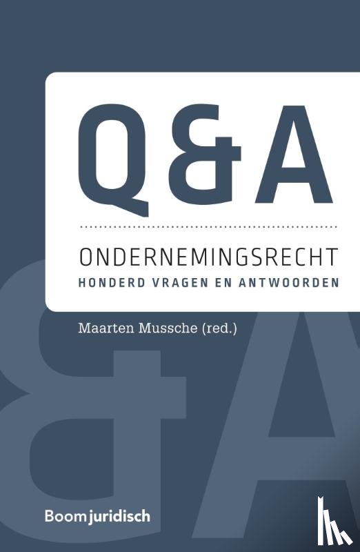Mussche, Maarten - Q&A Ondernemingsrecht