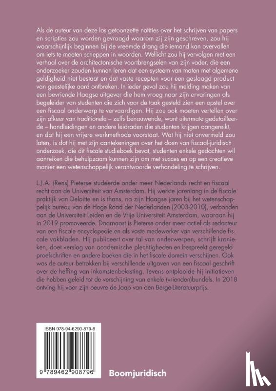 Pieterse, L.J.A. - Fiscale methodologie