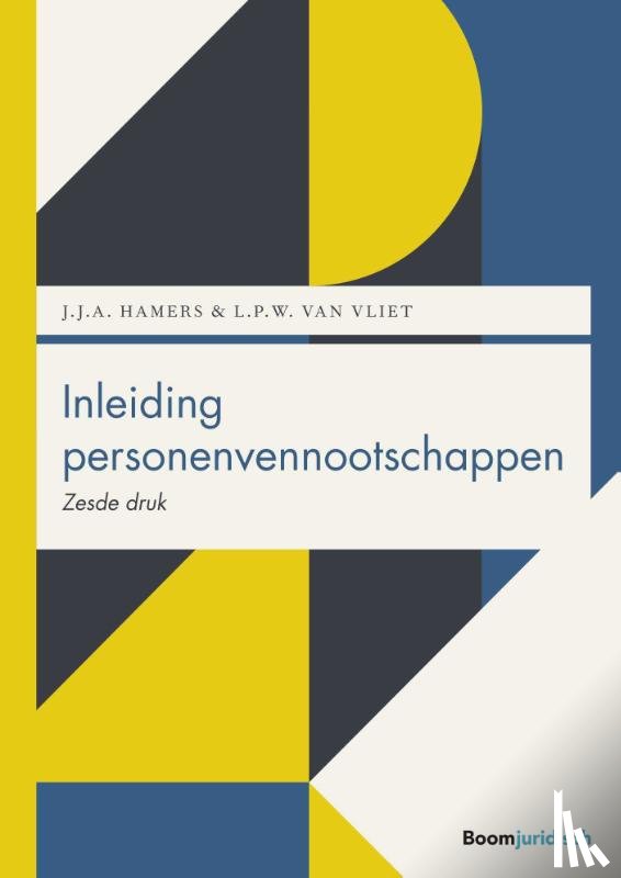 Hamers, J.J.A., Vliet, L.P.W. van - Inleiding personenvennootschappen
