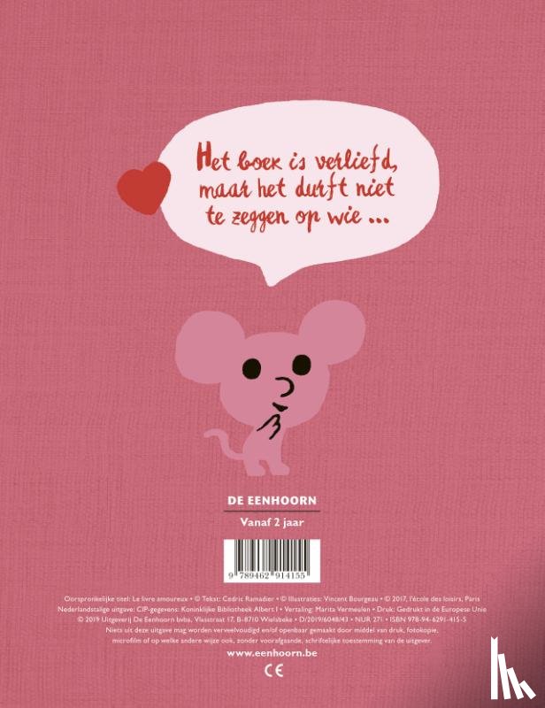 Ramadier, Cédric, Bourgeau, Vincent - Het boek is verliefd