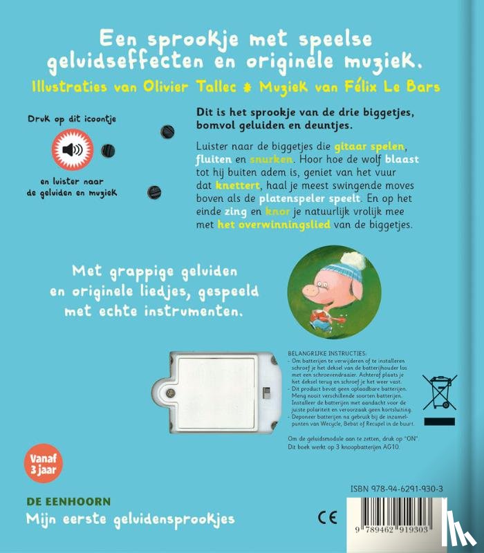 Tallec, Olivier - De drie biggetjes