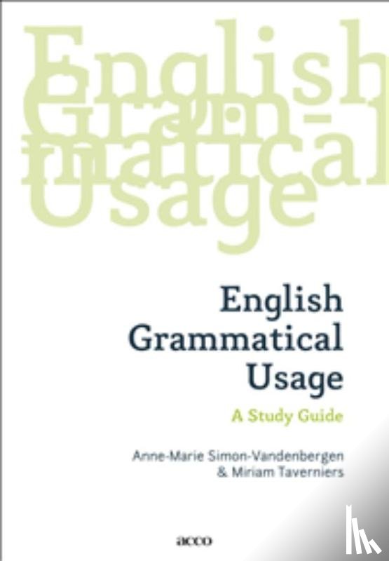 Simon-vandenbergen, Anne-Marie, Taveniers, Miriam - English grammatical usage