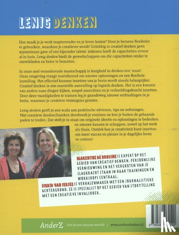 Bruijne, Marenthe de, Iersel, Sigrid van - lenig Denken
