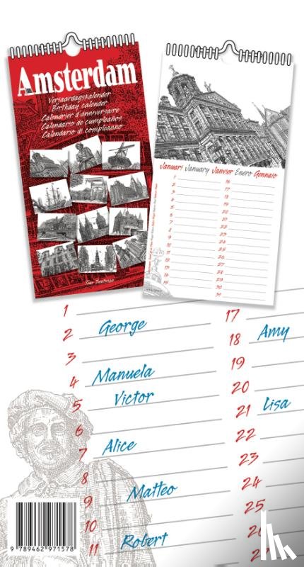  - Amsterdam verjaardagskalender