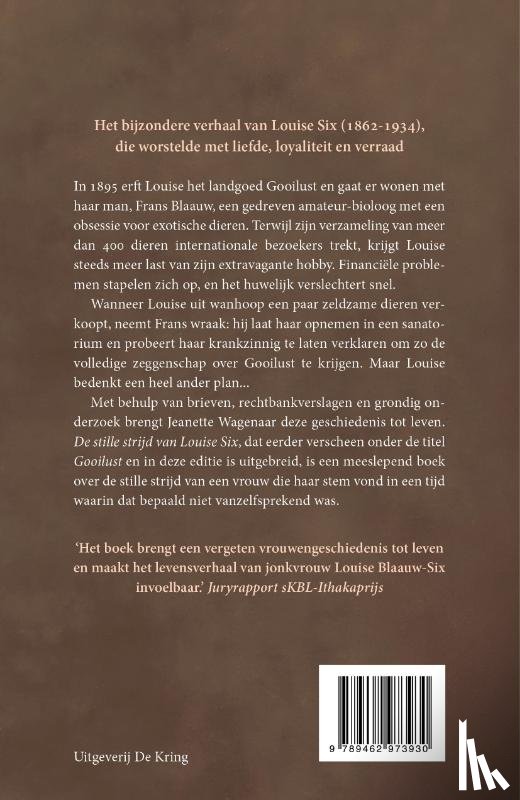 Wagenaar, Jeanette - De stille strijd van Louise Six