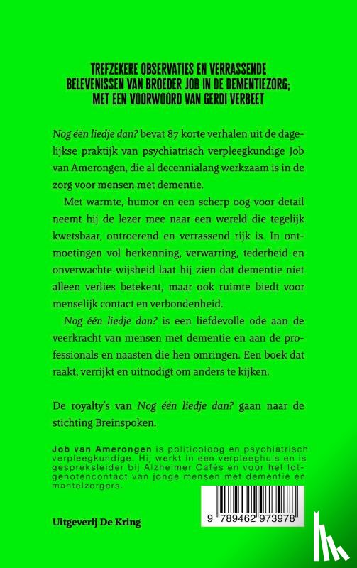 Amerongen, Job van - Nog één liedje dan?