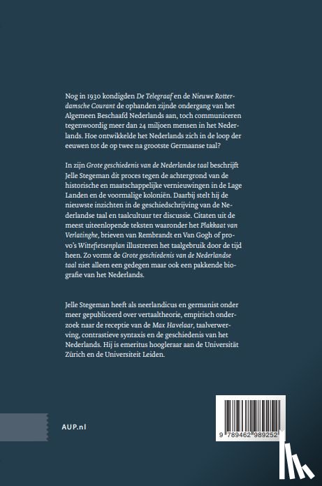 Stegeman, Jelle - Grote geschiedenis van de Nederlandse taal (set)
