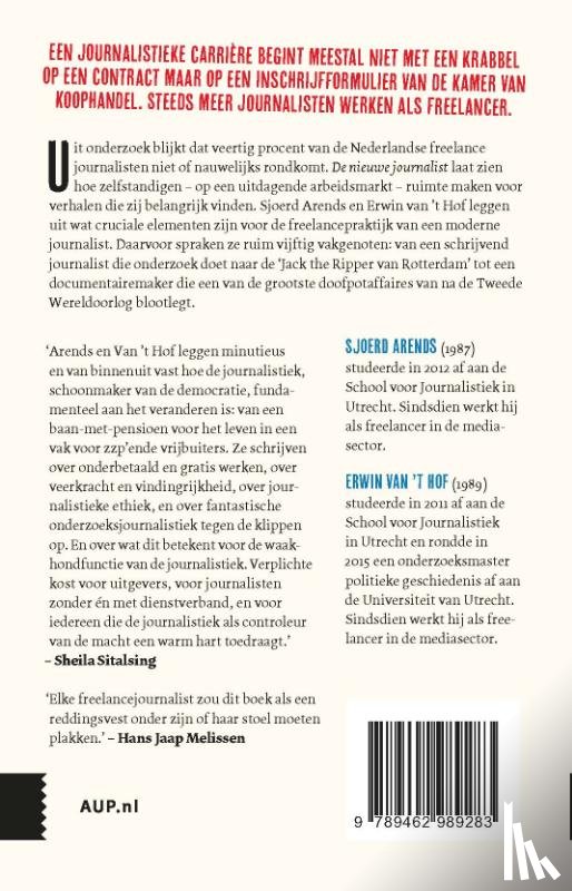 Arends, Sjoerd, Hof, Erwin van 't - De nieuwe journalist