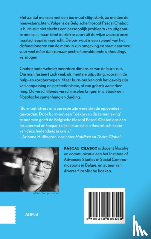 Chabot, Pascal - Filosofie van de burn-out