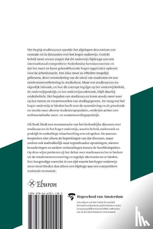 Glastra, Folke, Middelkoop, Daniël van - Studiesucces in het hoger onderwijs