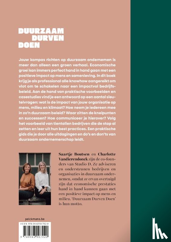 Vandierendonck, Charlotte M., Boutsen, Saartje - Duurzaam durven doen