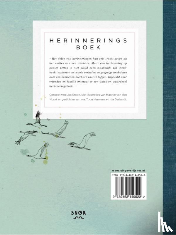 Kroon, Lisa - Herinneringsboek
