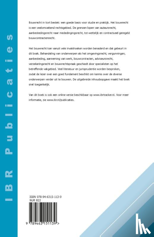  - Bouwrecht in kort bestek (11e druk)