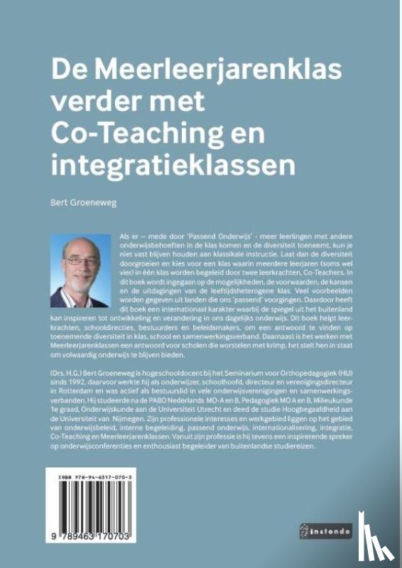 Groeneweg, Bert - De Meerleerjarenklas