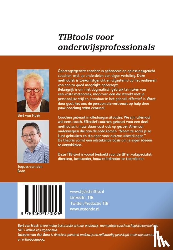Hoek, Bert van, Born, Jacques van den - Coach opbrengstgericht