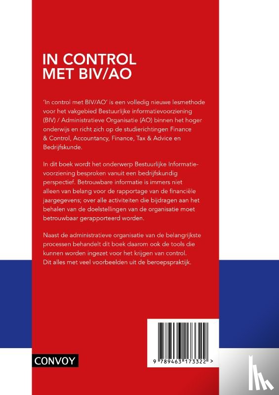 Hoeven, J.A. van den, Hendriks- Lensink, M.J.W. - In control met BIV/AO