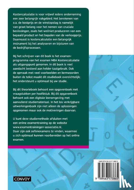 Faber, S.M. - MBA Kostencalculatie met resultaat