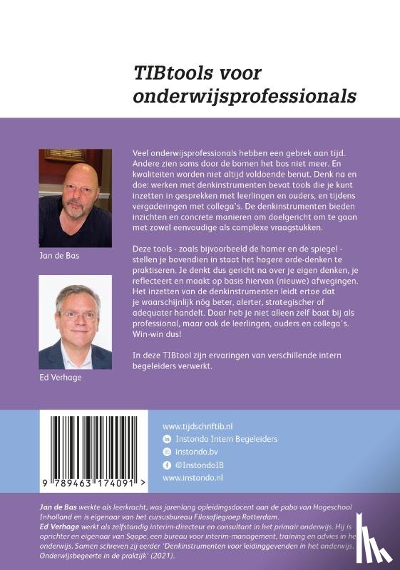 Bas, Jan de, Verhage, Ed - Denk na en doe: werken met denkinstrumenten