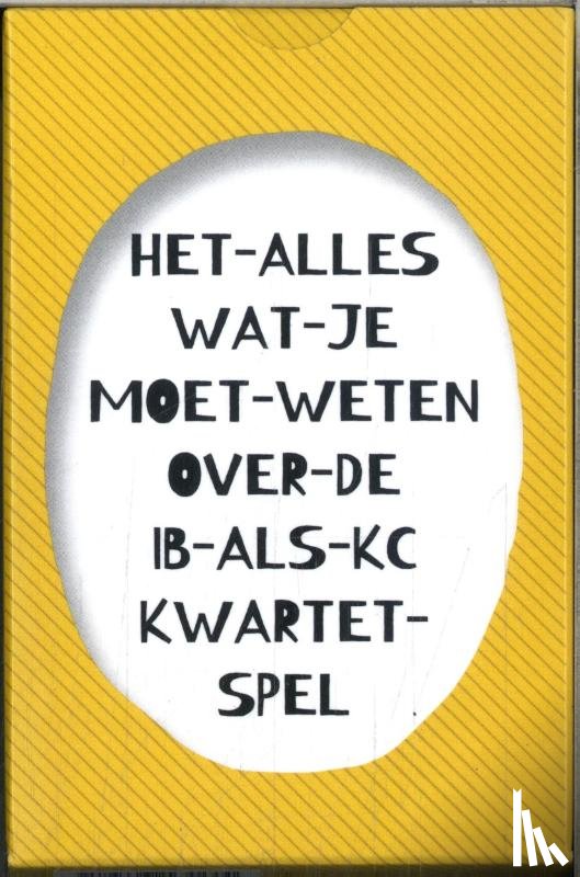Alem, Vivian van, Michiels, Mieke - Het alles wat je moet weten over de IB als KC kwartetspel