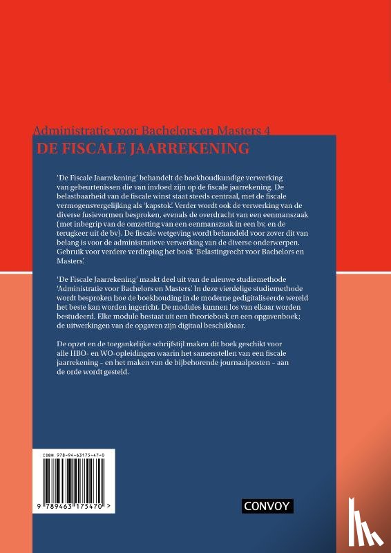 Bosch, A.G.M. van den, Aken, A.J. van - ABM 4 De Fiscale Jaarrekening Theorieboek 4e druk