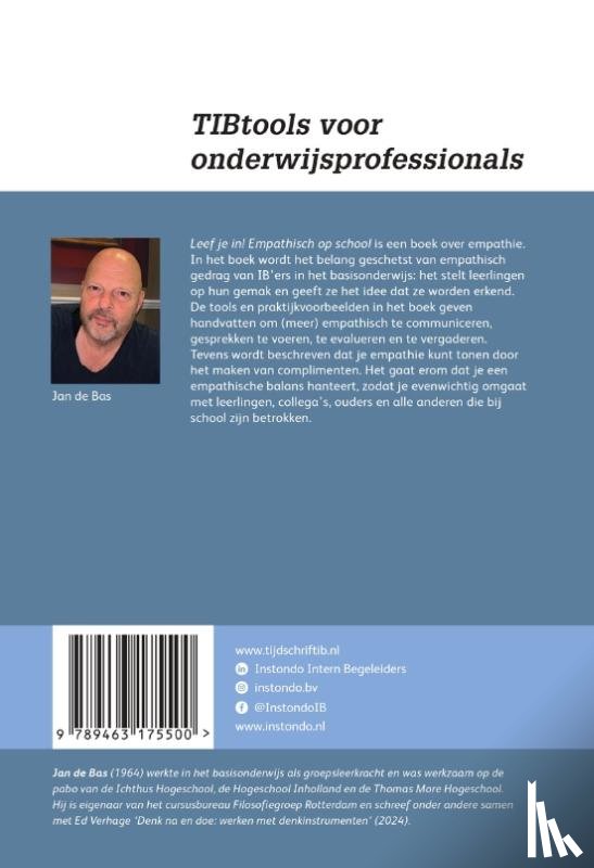 Bas, Jan de - Leef je in! Empathisch op school