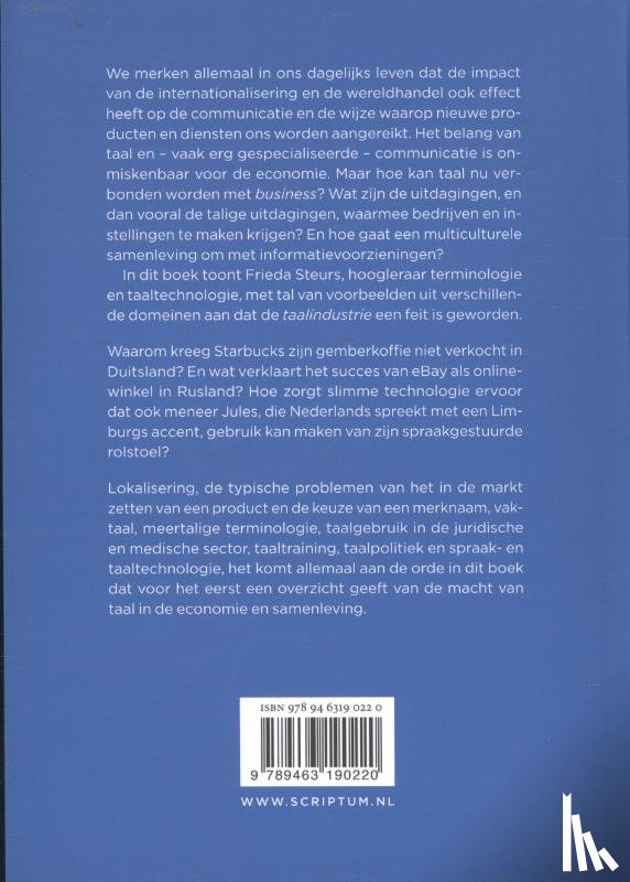 Steurs, Frieda - Taal is business