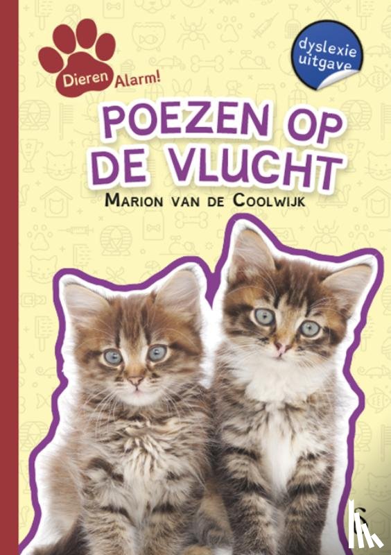 Coolwijk, Marion van de - Poezen op de vlucht - dyslexie editie