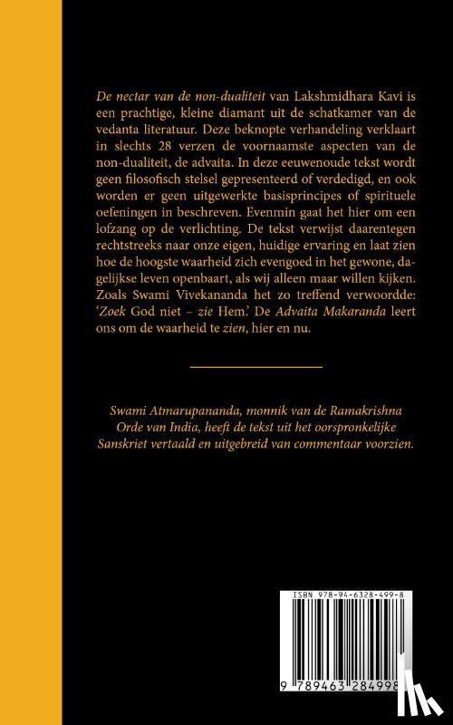 Lakshmidhara Kavi, Sri - De nectar van de non-dualiteit