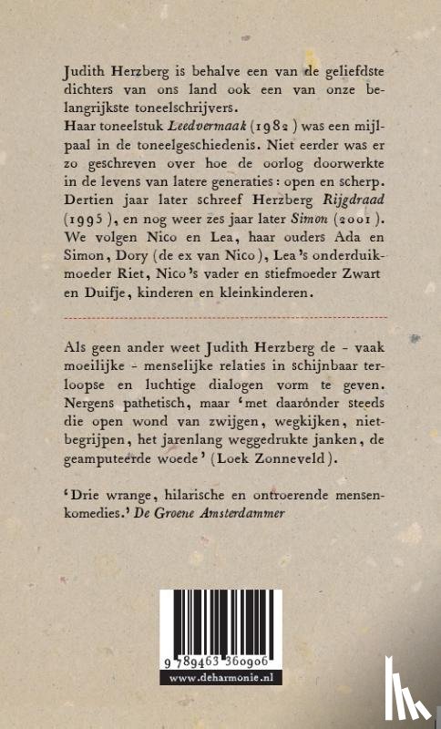 Herzberg, Judith - Leedvermaak trilogie