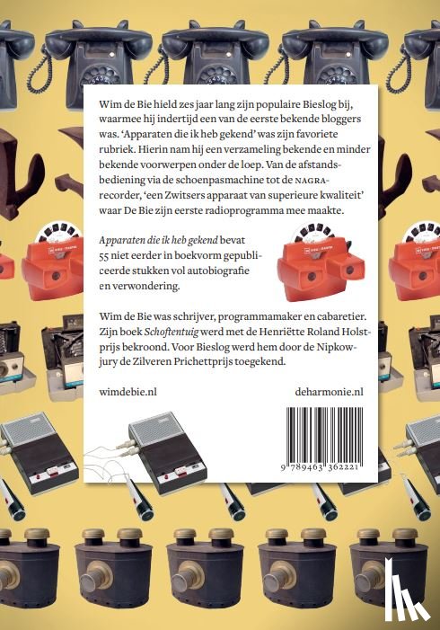 Bie, Wim de - Apparaten die ik heb gekend