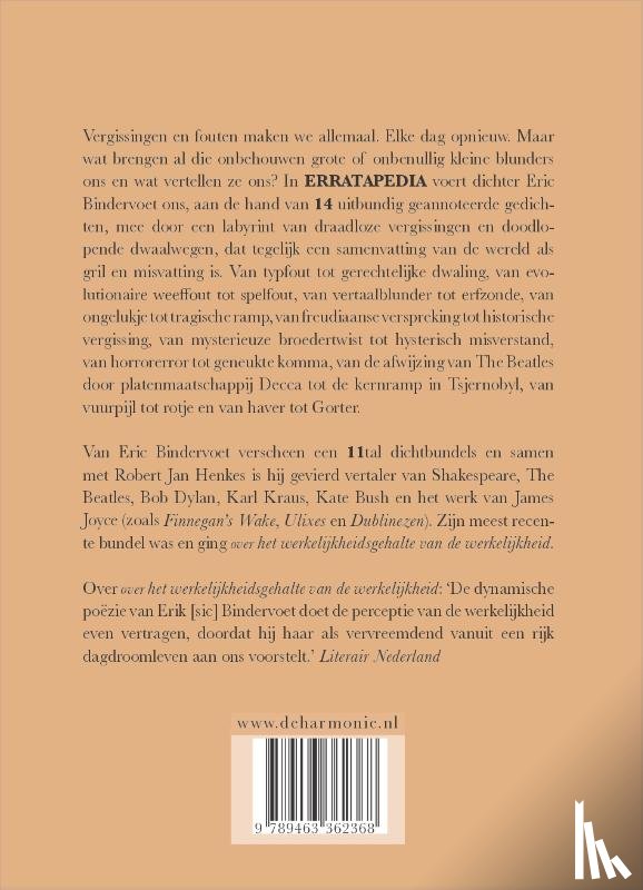 Bindervoet, Erik - Erratapedia