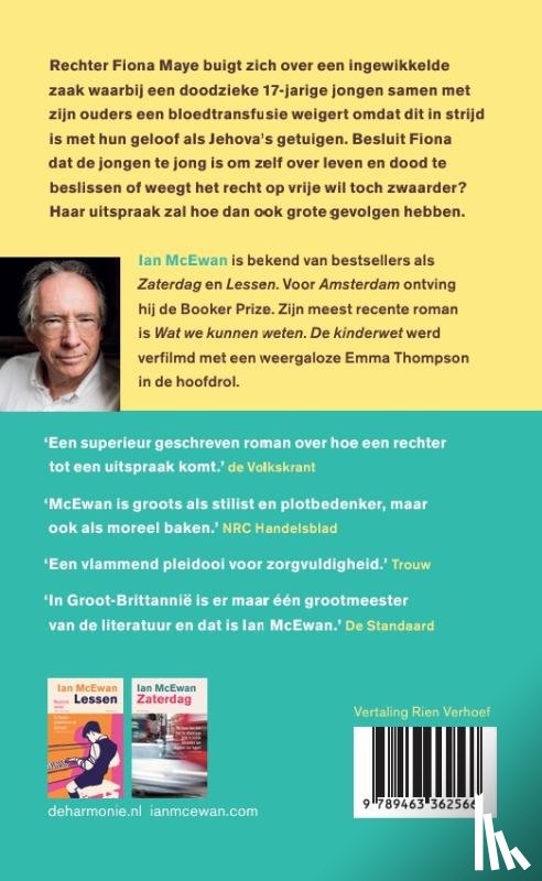 McEwan, Ian, Verhoef, Rien - De kinderwet