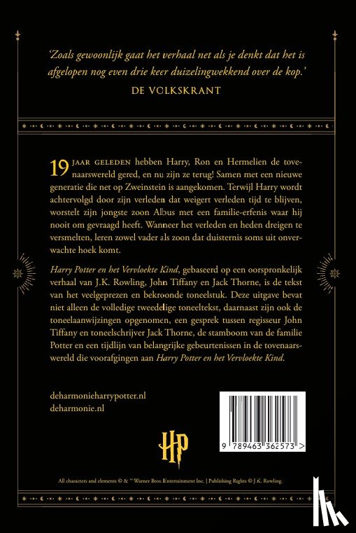 Rowling, J.K. - Harry Potter en het Vervloekte Kind Deel een en twee