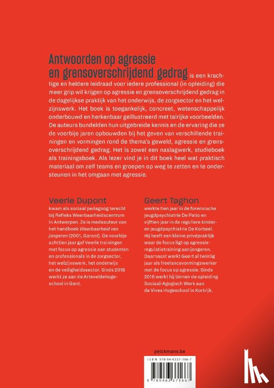 Dupont, Veerle, Taghon, Geert - Antwoorden op agressie en grensoverschrijdend gedrag
