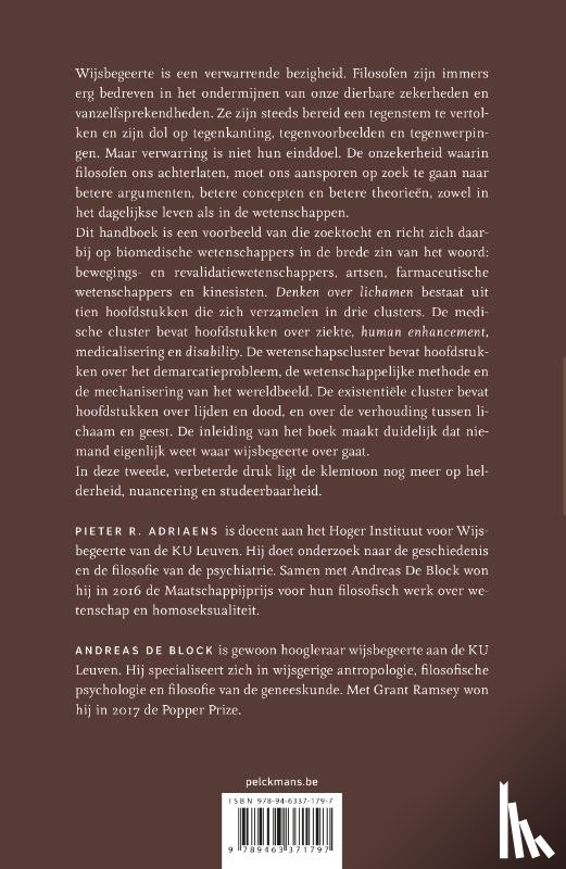 Adriaens, Pieter R., Block, Andreas De - Denken over lichamen