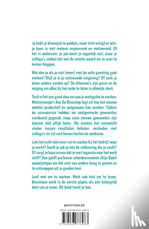 Baert, Stijn, De Bisschop, Ann - Je werk of je leven?!