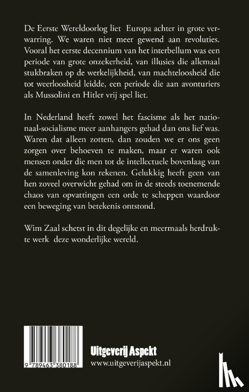 Zaal, Wim - De Nederlandse fascisten