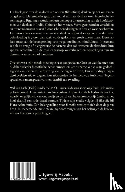 Esch, Wil van - Palet van oosters en westers denken: tegenspraak of samenspraak